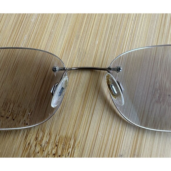 Calvin Klein 535 29 Unisex Eyeglasses 48-19-140 Bronze Rimless Japan FRAMES ONLY - Picture 7 of 10